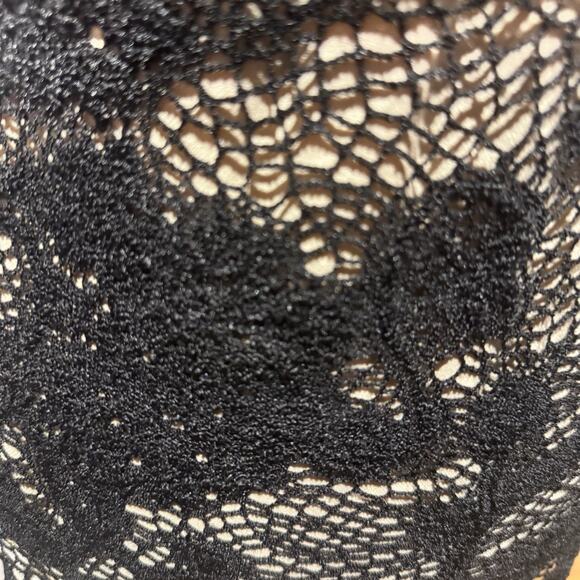 Ann Ferriday VTG. Stock Net Crochet Zipper Corset Tank S - Picture 4 of 5